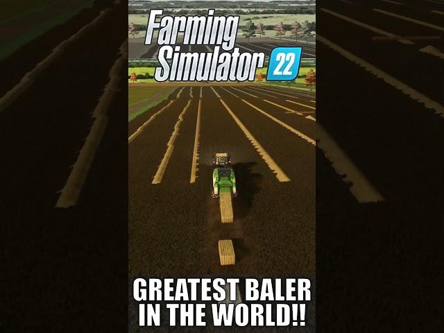 GREATEST BALER IN THE WORLD | FARMING SIMULATOR 22   #farmingsimulator22  #farmsim22mods #fs22