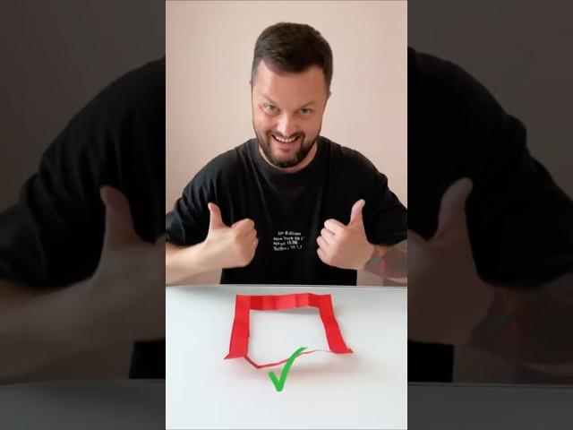 Can a Paper Figure Turn Back into a Square? Testing a Viral TikTok Hack!