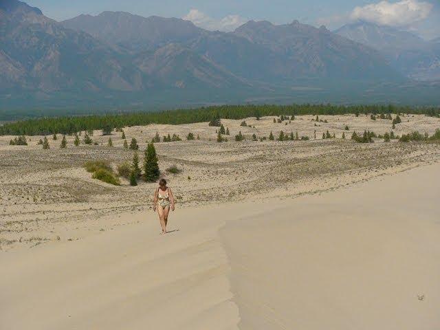 В ущелье Мраморное через Чарские пески 2008г.