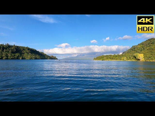 【4K HDR】Driving From Rotorua To   Lake Tikitapu (Blue Lake)