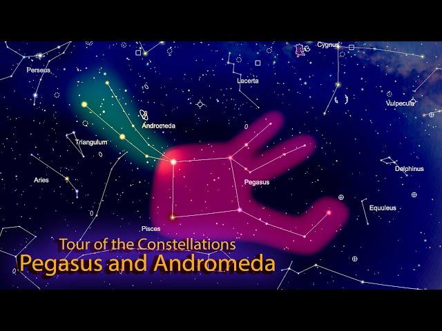 Pegasus and Andromeda Constellation Video—Astronomy