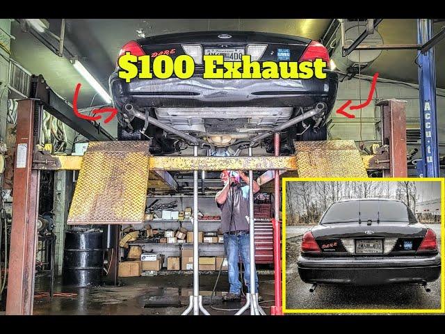 "POOR MANS" Flowmasters! CHEAP Exhaust Alternative for Crown Victoria!