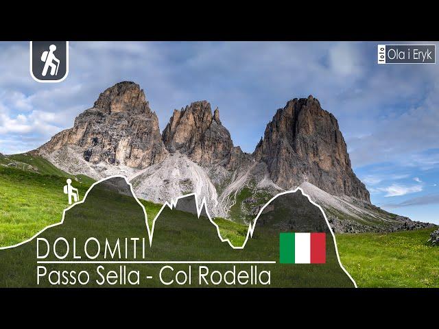 Dolomiti : Passo Sella - Rifugio Salei - Rifugio Col Rodella