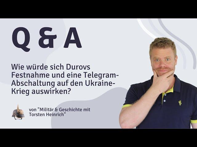 Wie würde sich Durovs Festnahme und eine Telegram-Abschaltung auf den Ukraine-Krieg auswirken?