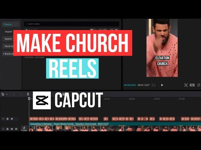 Create Church Sermon Clips for Social Media | Capcut Tutorial