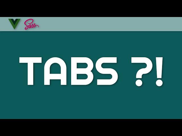 How to create Tabs in Vue