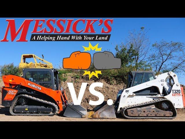 Kubota SVL75 VS. Bobcat T320 (hydraulic VS electronic pilot controls)