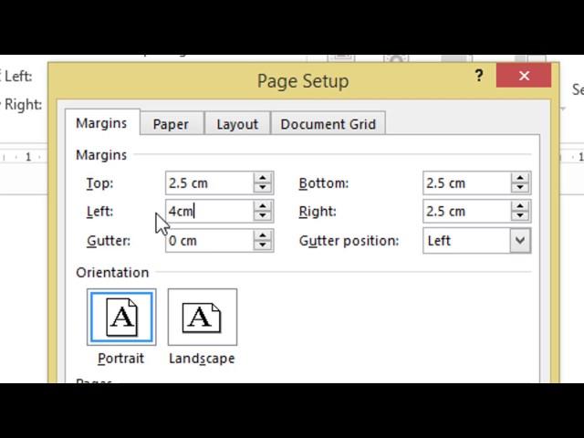 Utm thesis format (margin)