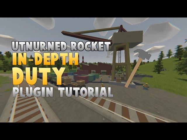 [Tutorial] Setup Duty Plugin for Unturned Rocket Server