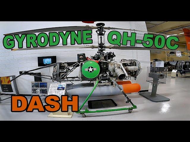 FIRST DRONE HELO | GYRODYNE QH-50 DASH | at American Helicopter Museum, West Chester, Pa.