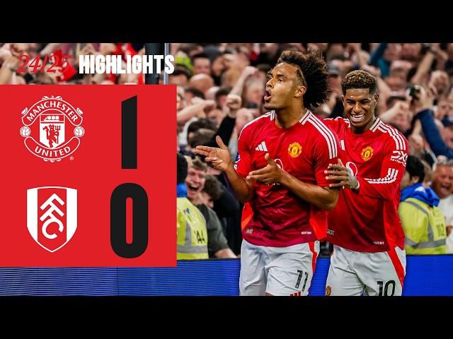 DEBUT GOAL FOR ZIRKZEE!  | Man Utd 1-0 Fulham | Premier League