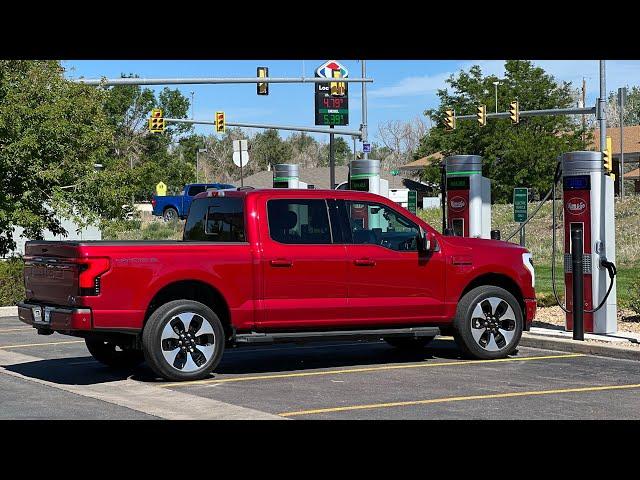 From Full To Absolute Dead! Ford F-150 Lightning 70-MPH Highway Range Test (Extended Range Platinum)
