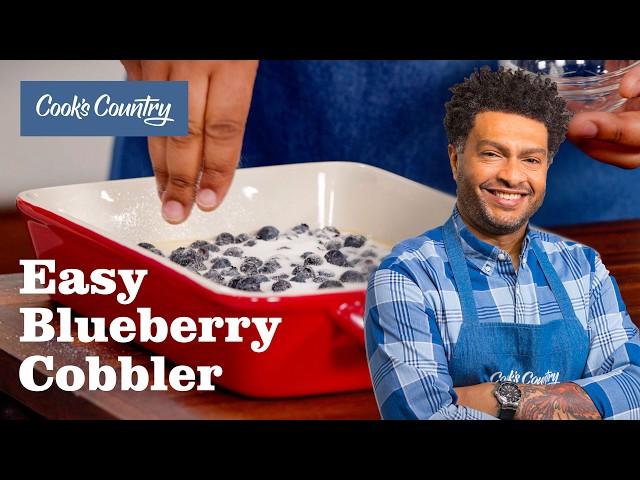 Easy 6-Ingredient Blueberry Cobbler | Cook's Country