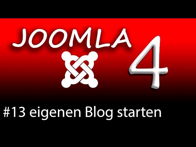 Eigenen News-Blog erstellen und konfigurieren - Homepage erstellen mit Joomla!4 - Tutorialgarage.com