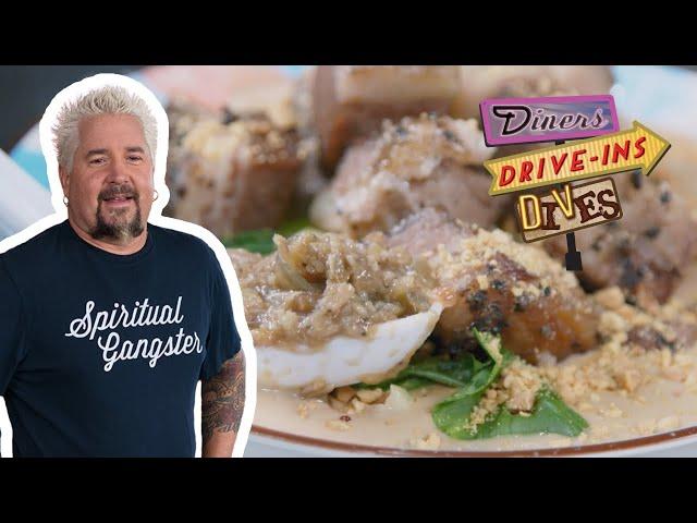 Guy Fieri Tries Kare Kare | Diners, Drive-Ins and Dives | Food Network