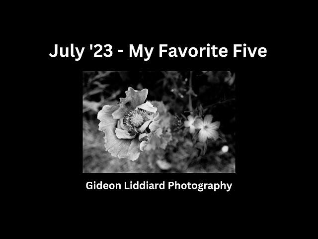 July 2023 Top 5 Photographs by Gideon Liddiard Photography