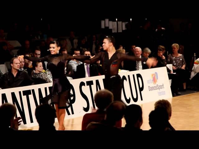 2012 WDSF Grand Slam Latin Antwerpen - Final - Gusev, Andrey Cherevichnaya, Elizaveta - Samba