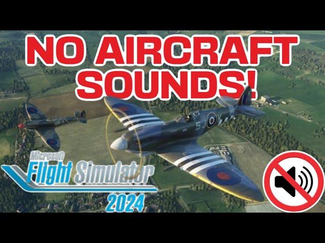 NO SOUND in Microsoft Flight Simulator 2024 MSFS2024