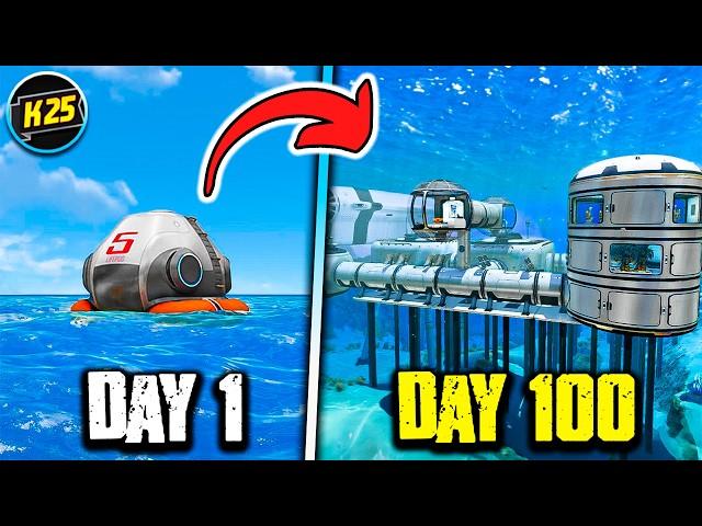 I Survived 100 Days in Subnautica to complete 100%, Here's What Happened! 