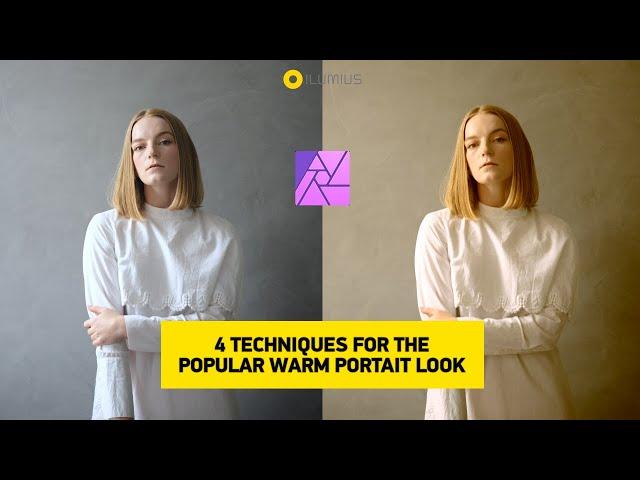 4 techniques to achieve the popular warm look in Affinity Photo