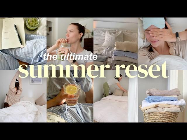 SUMMER RESET | getting my life together: glow up, closet organization & setting new intentions