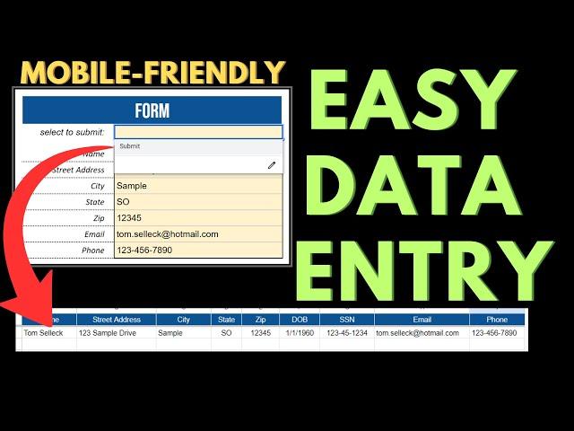 Easy Data Entry in Google Sheets with onEdit Apps Script for Mobile-Friendly Solution