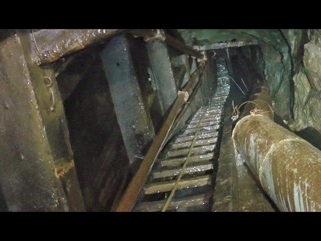 Amazing Underground Waterfalls in a Flooded, Abandoned Mine