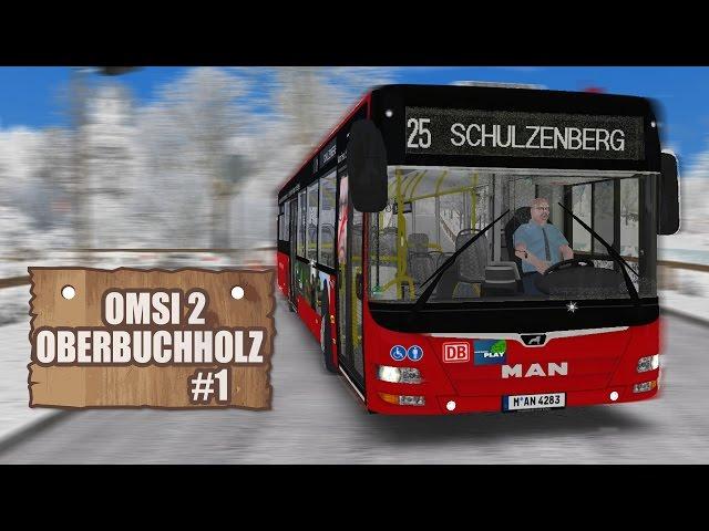 OMSI 2: Ober-Buchholz mit dem MAN Lion's City A37 #1 - durch Winter-Landschaften mit DB-Repaint!