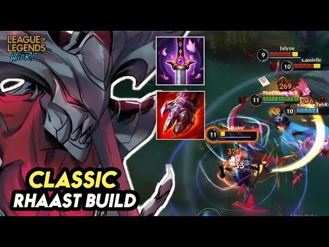 THIS OLD SCHOOL RHAAST BUILD IS STILL GOOD FOR THIS CURRENT META! | Wild Rift Patch 6.0b