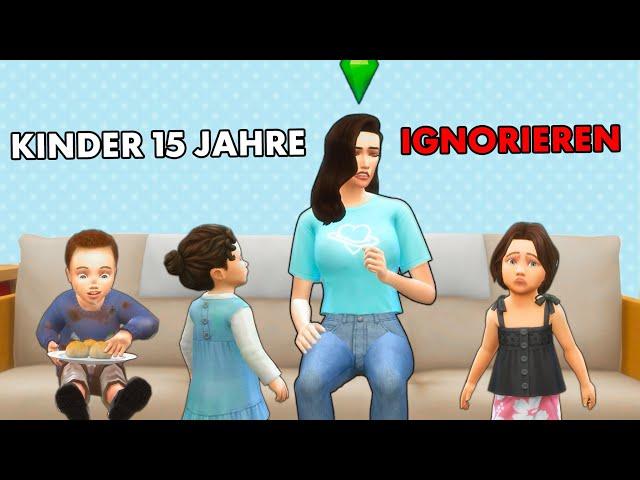 Das passiert, wenn man Kinder ohne IRGENDEINE Interaktion großzieht! Sims 4