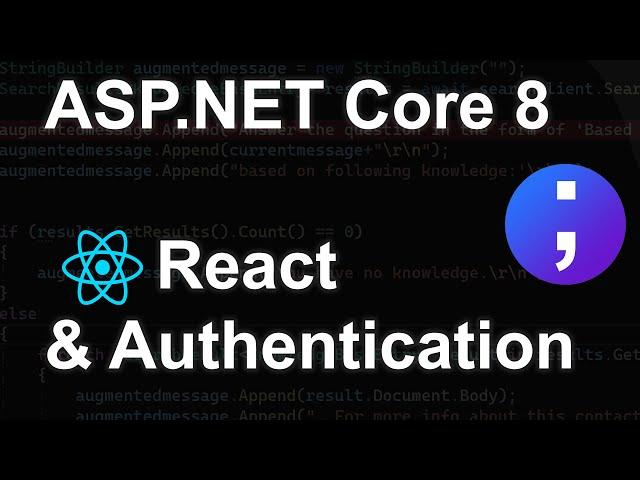 React and ASP.NET Core Identity Authentication