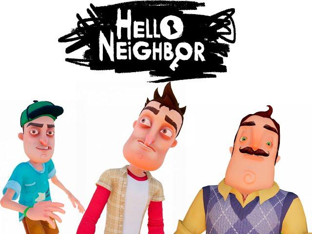 ПОЛНОЕ прохождение Hello Neighbor РЕЛИЗ! ВСЕ КАТ СЦЕНЫ