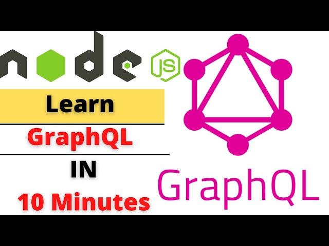 Learn GraphQL in 10 Minutes | GraphQL+NodeJS | GraphQL PlayGround | Apollo GraphQL Tutorial