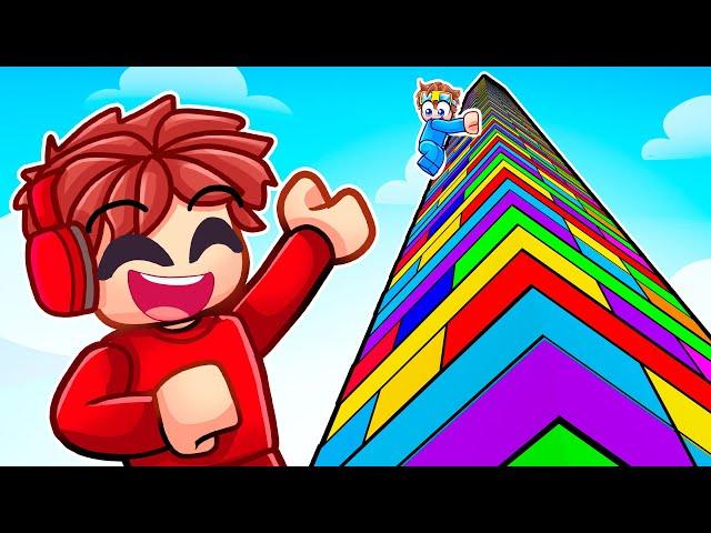 Cash vs Nico GIANT JENGA in Roblox!