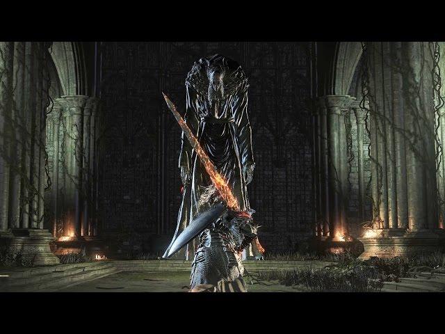 Dark Souls 3 Ringed City: Halflight, Spear of the Church Boss Fight (4K 60fps)