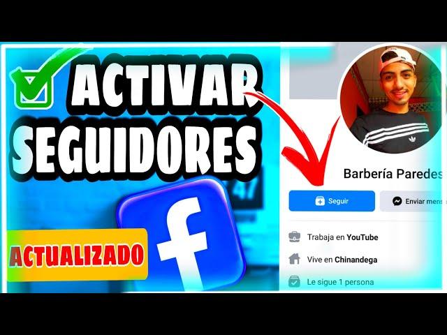 CÓMO ACTRIVAR LOS SEGUIDORES EN FACEBOOK 2023 |Desde el Celular| Activar seguidores de facebook