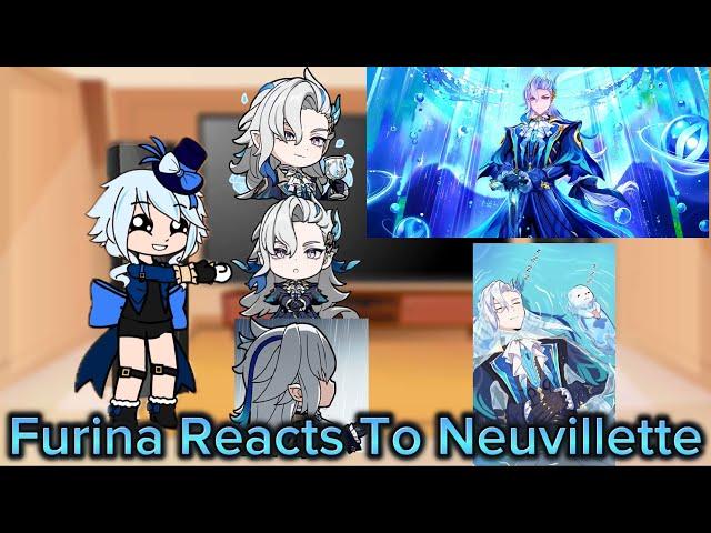 Furina Reacts To Neuvillette || Genshin Impact || Gacha Reaction.