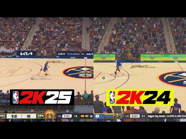 NBA 2K25 vs NBA 2K24 In-Depth Gameplay Comparison (Animations, Gameplay, Graphics Comparison) PS5