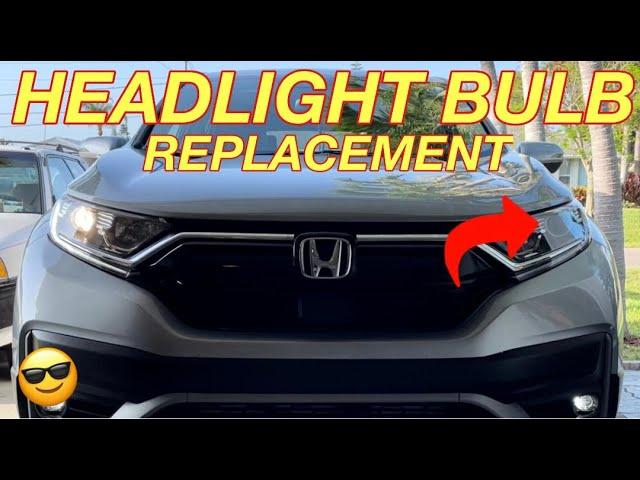 HONDA CRV HEADLIGHT BULB REPLACEMENT - How to Change Headlight Bulbs on a Honda CRV