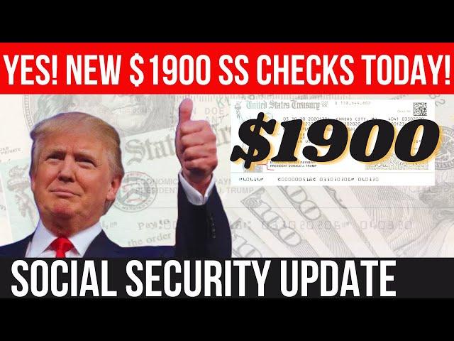 NEW $1900 SOCIAL SECURITY CHECKS COMING TODAY FOR SOME! SSA SSI SSDI Payments | Social Security Upda