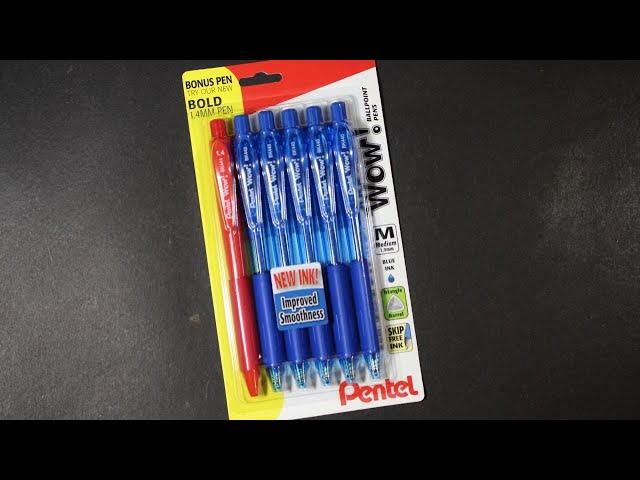 Pentel Wow! 1.0mm and 1.4mm Ballpoint Pen Review