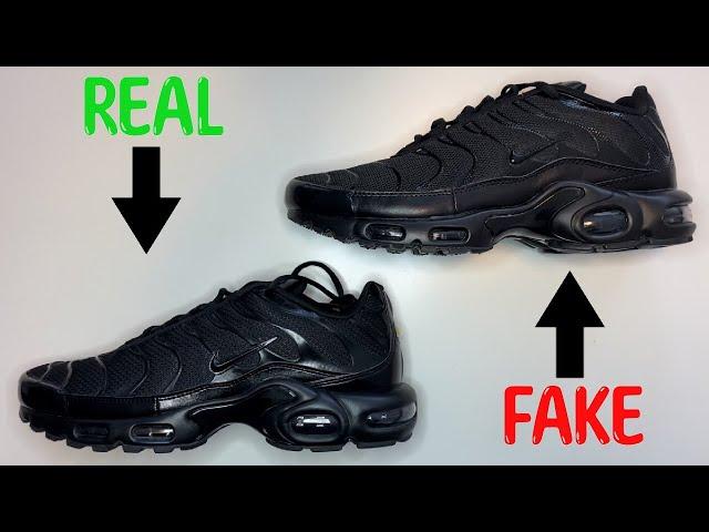 REAL VS. FAKE NIKE AIR MAX PLUS / TUNED 1 / TN SNEAKERS COMPARISON