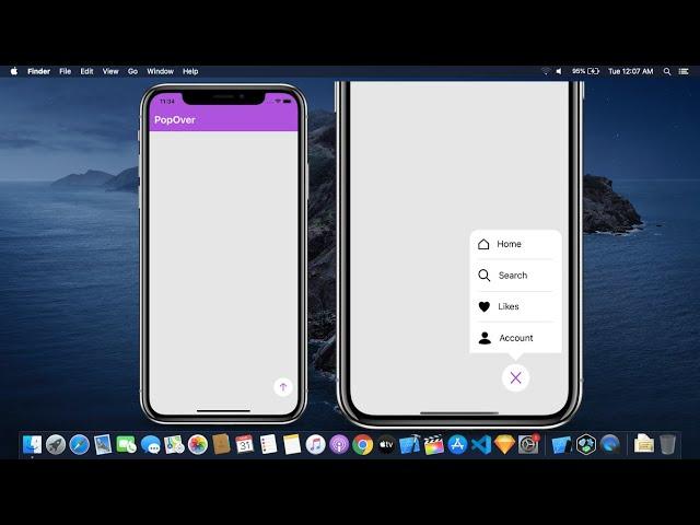 Custom PopOvers Using SwiftUI -  Designing PopOver With Arrows Using SwiftUI - SwiftUI Tutorial