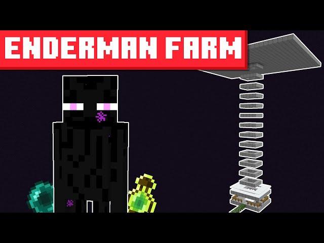 Minecraft Enderman XP Farm 1.20 - BEST DESIGN