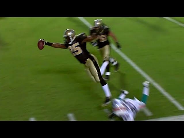 Reggie Bush Incredible Leaping Touchdown in 2009 | Saints vs. Dolphins Week 7