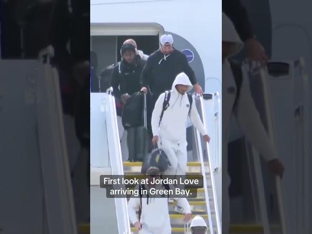 Jordan Love arrives in Green Bay (via NBC 26/WGBA)