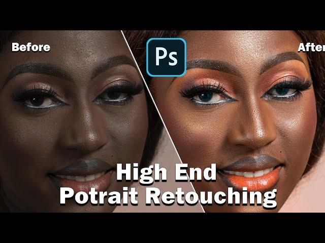 HIGH END Portrait Retouching. The Secrets to Perfection in Adobe Photoshop.