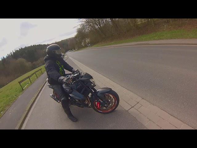 Kawasaki er 5 & Suzuki GSX-S 750 Nienstedter Pass - Wenzen Teil 1