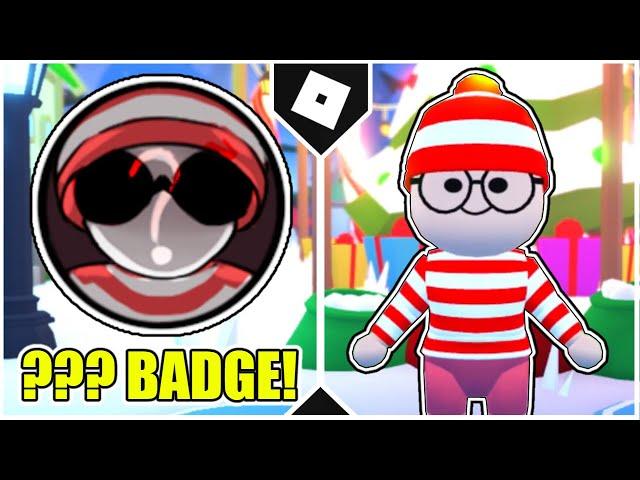 How to get "???" BADGE + "HE WHO CANNOT BE FOUND" SKIN in DROPBLOX! [ROBLOX]