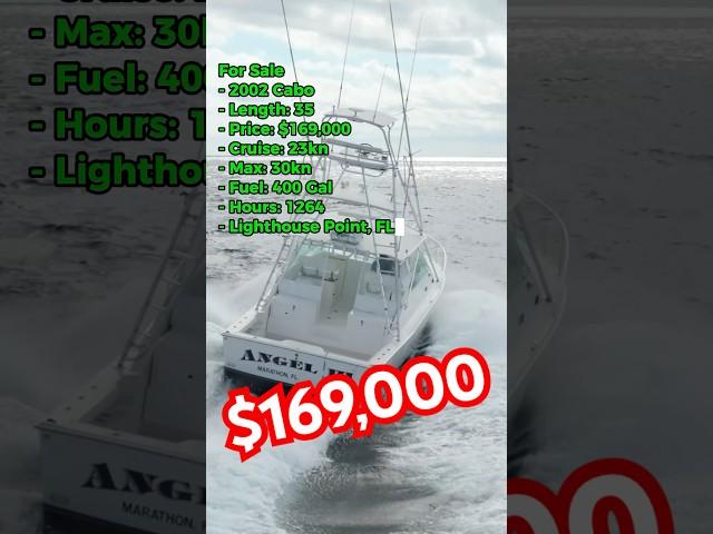 2002 35 Foot Cabo Express Fishing Boat For Sale - #boat #boats #fishing